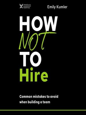 cover image of How Not to Hire